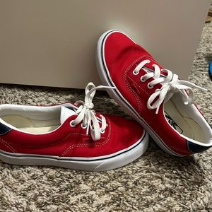 Red Vans Era 59 shoes